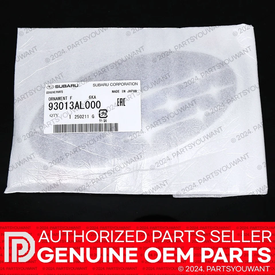 GENUINO Subaru Outback Legacy Forester OEM Parrilla Frontal Emblema Insignia 93013AL000 Foto 3 de 4