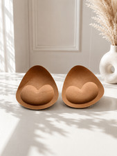 Brand New 2x Sticky Reusable Bra Inserts | Waterproof Swim & Push-Up | Nude BNWT