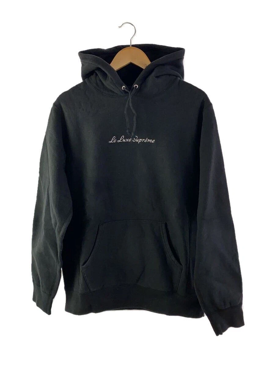Sweat à capuche Supreme 19SS Le Luxe M coton noir occasion