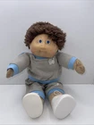 Vintage Cabbage Patch Kids 1978 1982 Doll Brown Hair Blue Eyes Dimple 63 Head
