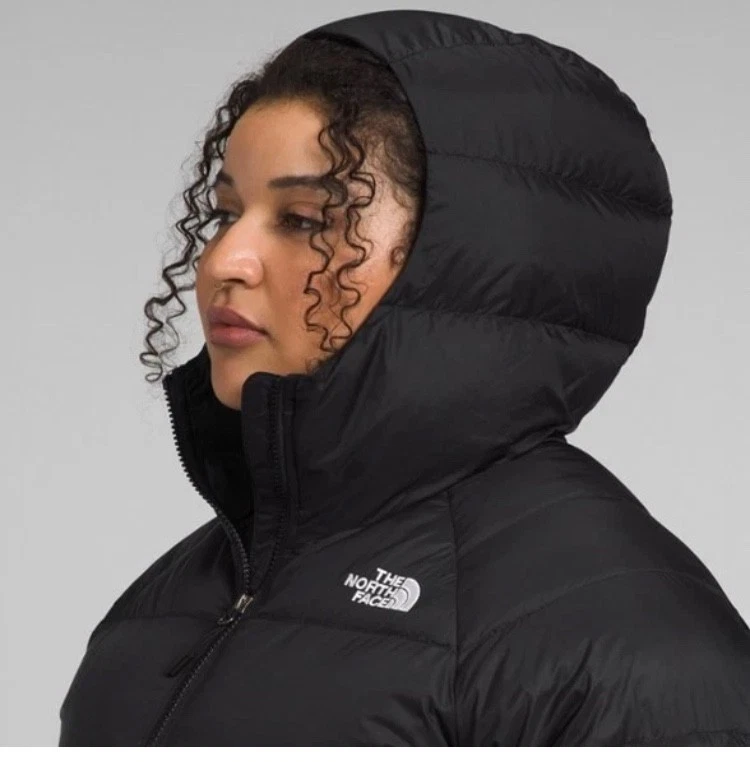Moletom com capuz feminino The North Face Hydrenalite TNF preto, repelente de água - Imagem 4 de 4