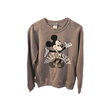 Walt Disney World Gray Sweatshirt Crewneck Mickey Mouse Disney Parks Small