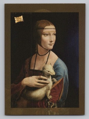 Pieces of the Past Art & Music 2025. Lady With A Ermine Card #58