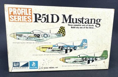 Profile Series 1/72 P-51D MUSTANG - MPC 2-1116-100 Open Box but COMPLETE
