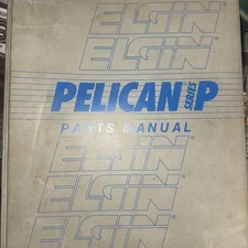 Elgin PELICAN Series P Vacuum Street Sweeper Parts Catalog Manual Book xz