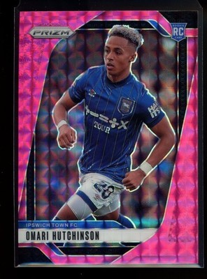 2024-25 Panini Prizm Premier League #277 Omari Hutchinson Pink Mosaic