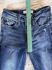 Kancan Jeans Women's 3/25 Blue Denim Distressed Buttonfly Petite Stretch — photo 7