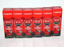 LOT(6) COLGATE OPTIC WHITE PRO SERIES TOOTHPASTE STAIN PREVENTION FRESH 3 OZ