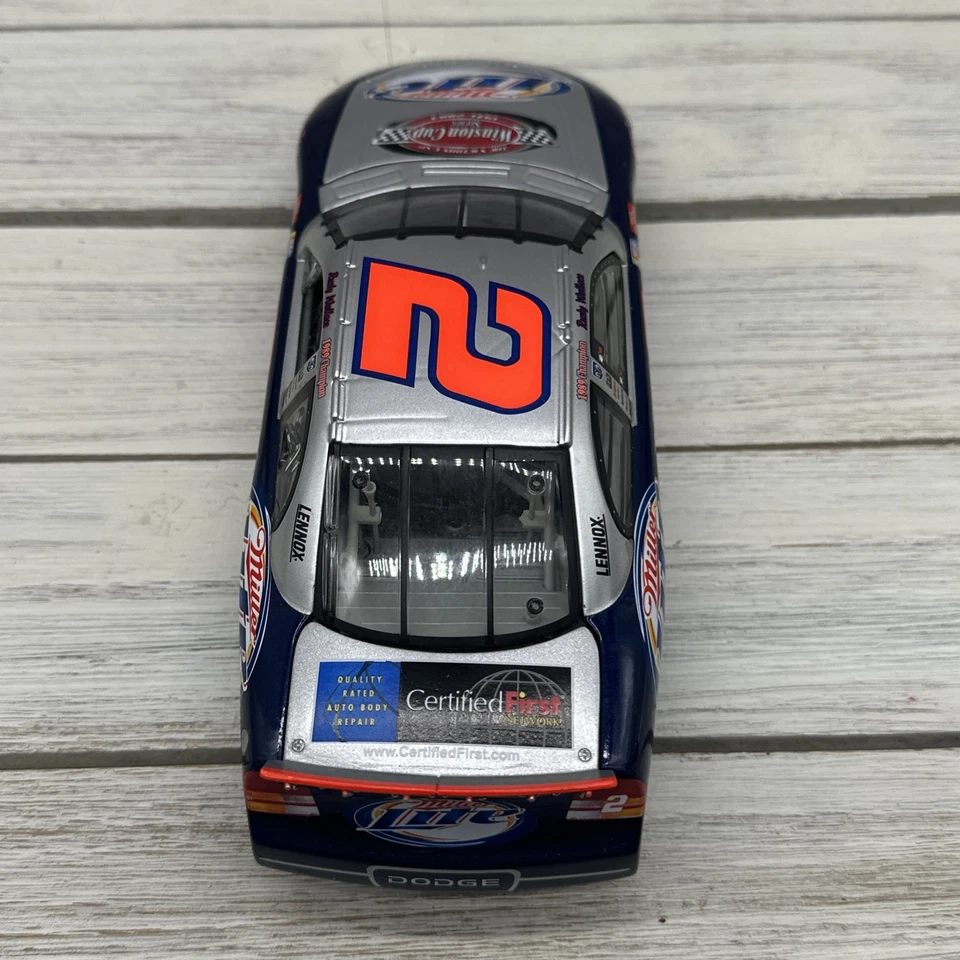 Dodge Intrepid 2003 Rusty Wallace #2 Miller Lite/The Victory Lap 1/24 sin caja Foto 4 de 4