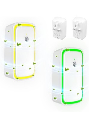 Luftreiniger für Schlafzimmer, Upgrade 2er Pack Plug In Luftreiniger für Zuhause Mini