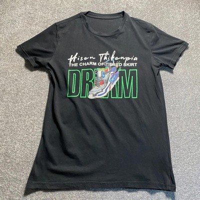 Hisen T-Shirt Herren No Size Schwarz Grafik Traum Baumwolle Freizeit Oberteil