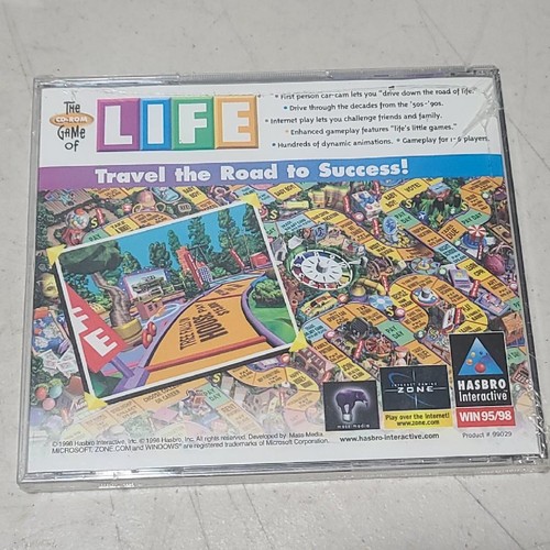 New, Sealed - The Game of Life (1998) Windows 95/98 PC CD-ROM - Afbeelding 2 van 4