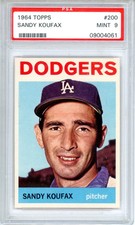 1964 Topps Sandy Koufax #200 PSA 9