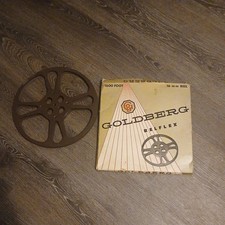 vintage Goldberg Bros. 1600 Foot 16 mm reel in box
