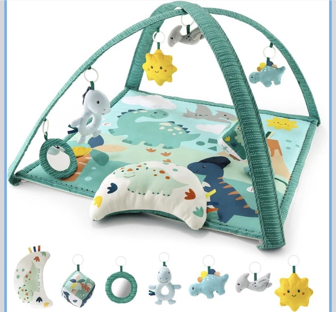 The Peanutshell 7-in-1 Activity Gym & Play Mat for Baby Tummy Time Mat
Opens in a new window or tab