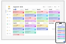 15.6 Inch Smart Digital Calendar Planner & Chore Chart, IPS HD Touch Screen Disp