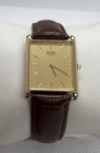 🌰🌕Rare Luxury Vintage GoldPlated Rectangular Tank SEIKO Men’s Watch 80s🌕🌰
