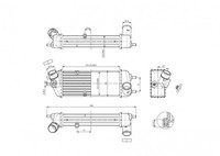 Hart LadeluftküHler LLK FüR KIA Rio II 1.5 Crdi Hyundai Accent III Stufenheck