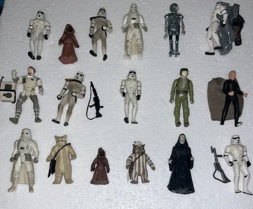 Star Wars Lot of 17 Loose Figures 1990s