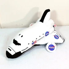Fiesta Toy NASA Space Shuttle Atlantis Plush New With Tags 16 Inch Pillow