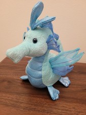 Ganz Webkinz Splash Dragon HM601 Plush Blue W...