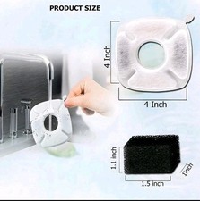 Cleaner Water for Pets: 40 Pcs Replacement Filters  Sponges for Veken Fountain