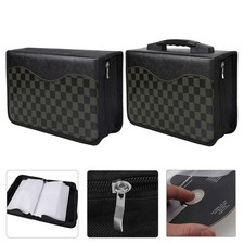 128 Disc CD DVD Storage Bag PU Leather Media Album Case Video Holder Organizer
