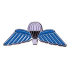 WW2 British Army Enamel Paratrooper Parachute Wings Pin Badge - Reproduction