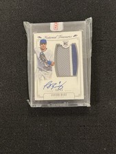 2015 National Treasures #160 Javier Baez Patch Auto RC /49 Chicago Cubs