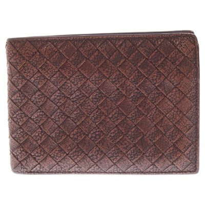BOTTEGA VENETA B02008408Q Intrecciato Compact Wallet Bi-fold BOTTEGA VENETA B02008408Q Intrecciato Compact Wallet Bi-fold