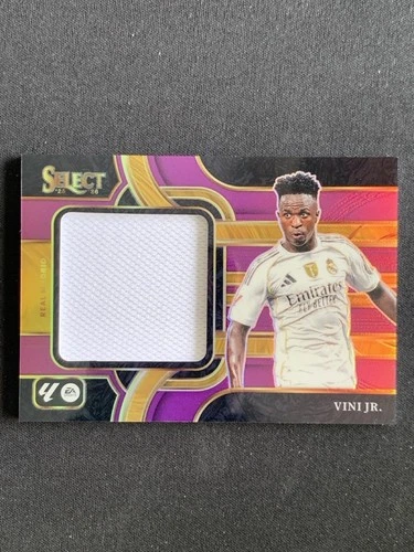 Vini Jr. 2025-26 Panini Select La Liga Jumbo Swatches Jersey Purple /49 #JS-VJR