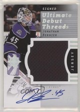 2007-08 Ultimate Collection Debut Threads Signed /35 Jonathan Bernier Auto n1u