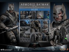 Hot Toys BvS Dawn of Justice Armored Batman 2.0 Deluxe 1/6 Scale Figure MMS743D6
