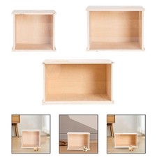 Hamster Buddelbox Holzversteck Sandspielzeug Acryl Sichtfenster Diy Aufbau für