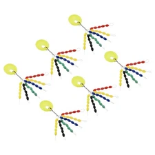 450Pcs 3.2mm Fishing Rubber Bobber Beads Stoppers Stops 30 in 1 Multicolor