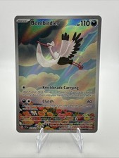 Bombirdier IR 219/198 Pokémon Scarlet and Violet Base Illustration Rare Holo NM on eBay