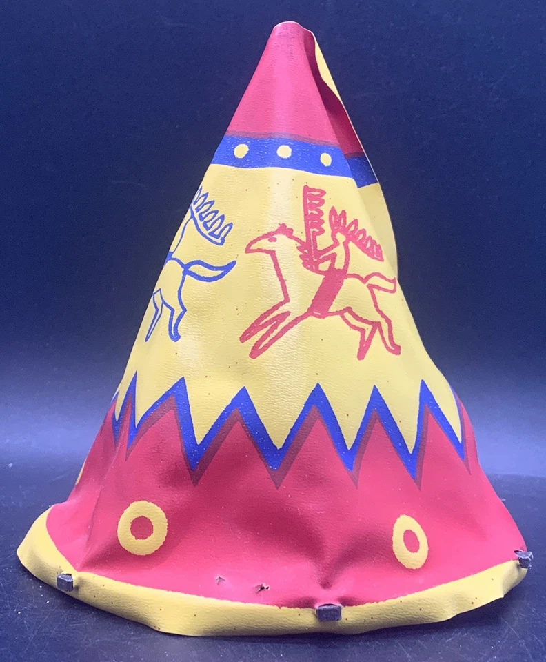 Tienda tipi de juguete vintage de los años 60 para vaqueros e indios Marx juego MPC Foto 4 de 4