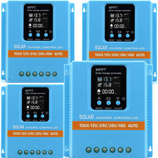 4800W 100A MPPT Solar Charge Controller 12V/24V/36V/48V Battery PV Regulator NEW