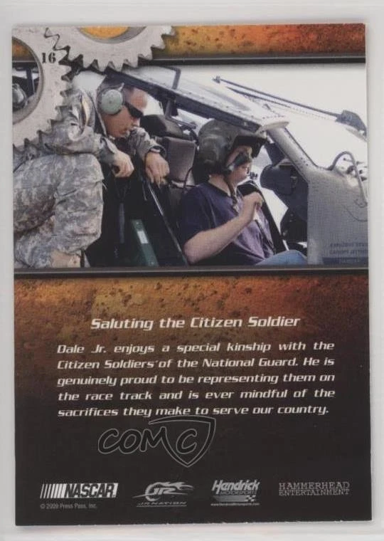 2009 Press Pass Shifting Gears 88 Parallel /88 Dale Earnhardt Jr #16 HOF - Image 2 of 2