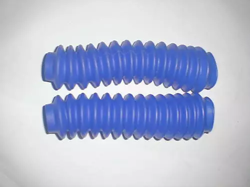 HONDA CR80 CRF150 CRF230 XL200 XR200 FRONT FORK SHOCK BOOTS BLUE