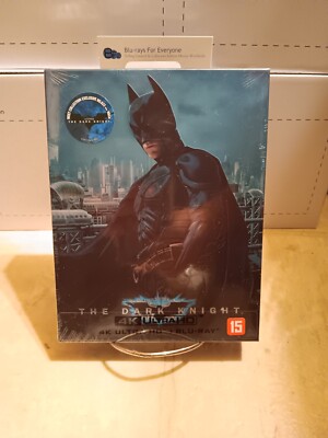 The Dark Knight 4K Full Slip SteelBook Blu-ray Weet Exclusive [2008] ShipNextDay
