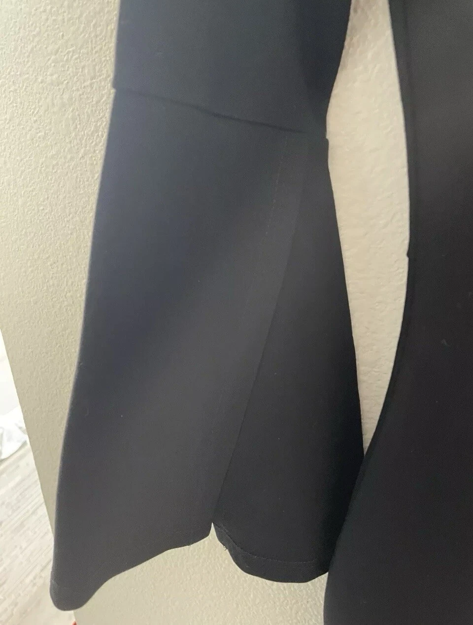 NUOVO abito formale Lulus nero spalle scoperte festa San Valentino matrimonio piccolo S