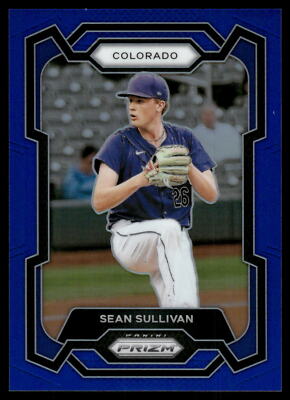 2024 Panini Prizm Baeball SEAN SULLIVAN BLUE PRIZM 21/199 #288 COLORADO