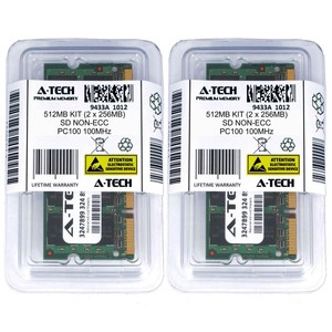 512MB-KIT-2-x-256MB-SODIMM-SD-NON-ECC-PC100-100MHz-100-MHz-SDRam-512M-Ram-Memory