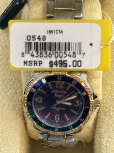 Watch NWB Invicta Angel Lady Model 0548 Ladies Watch Quartz Tags Attached - Picture 2 of 10