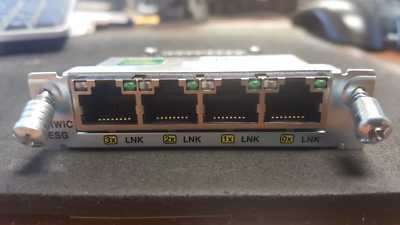 New CISCO EHWIC-4ESG Enhanced High-Speed WAN Interface Card