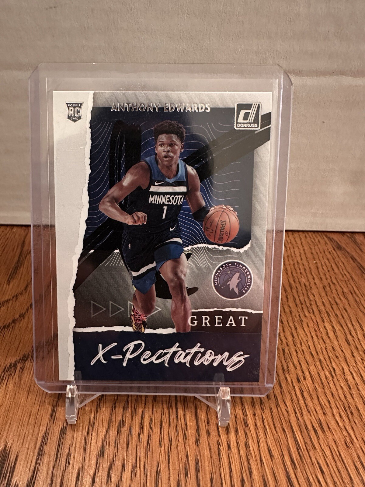 2020-21 Panini Donruss - Great X-Pectations #1 Anthony Edwards (RC)