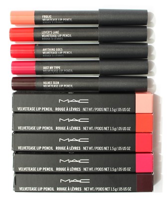 MAC Velvetease Lip Pencil Crayon 0.05 oz / 1.5 g Your Choose Colors Authentic
