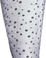 HUE Womens Sprinkle Dot Sheer CT Pantyhose Made In USA  Black sz 1