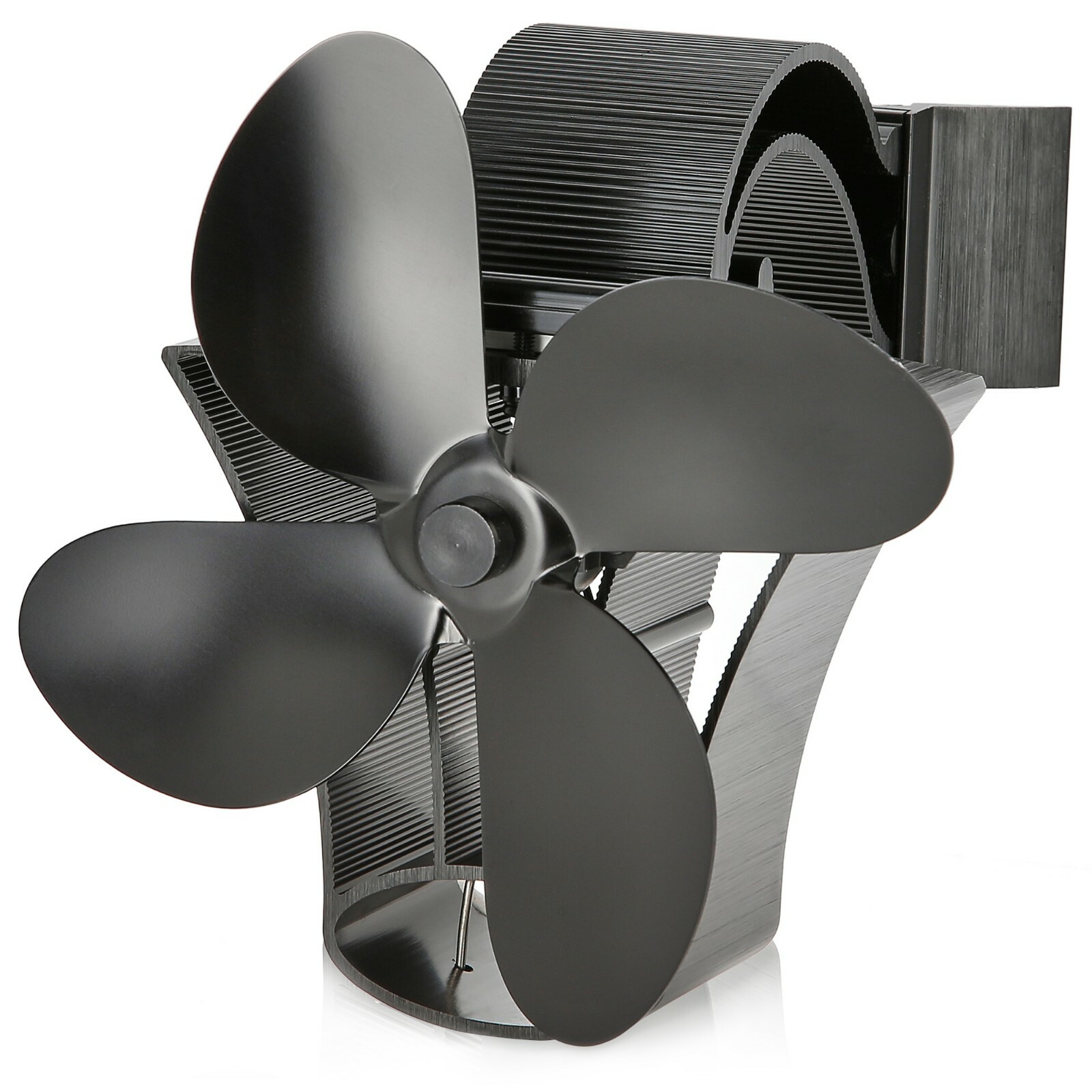 Magnetic Stove Fan Heat Powered Silent Wood Burner Eco Warm Air Circulation Fan